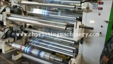 Changhong ブランド OPP PELDPE HDPE ビニール袋フィルム フレキソ印刷機 6 色